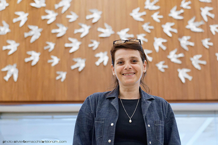 Portrait de Margarita Saad, artiste plasticienne franco-uruguayenne, Paris