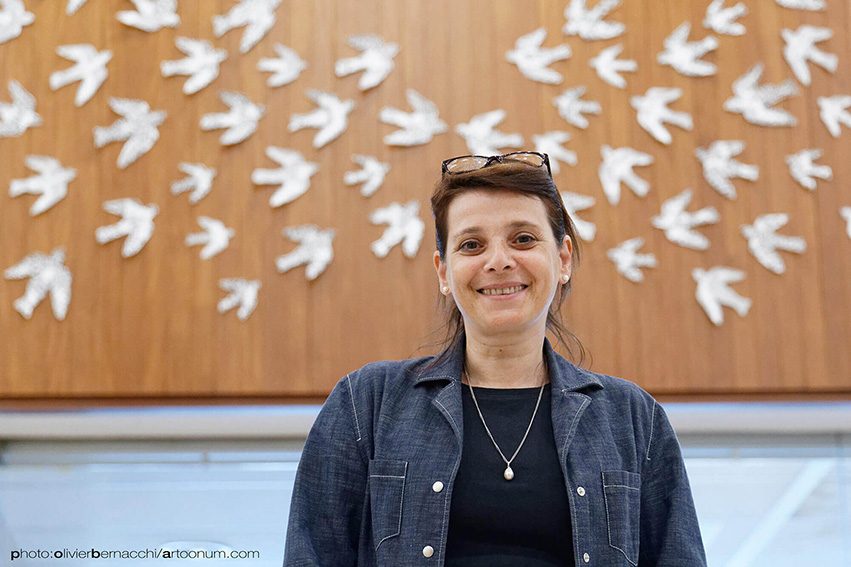 Portrait de Margarita Saad, artiste plasticienne franco-uruguayenne, Paris
